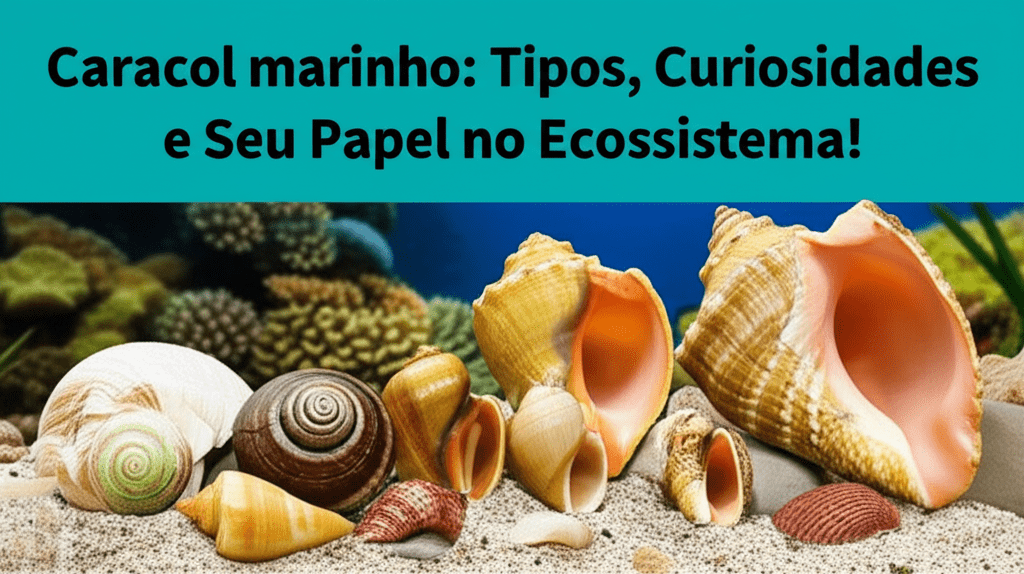 Caracol marinho: Tipos, Curiosidades e Seu Papel no Ecossistema!
