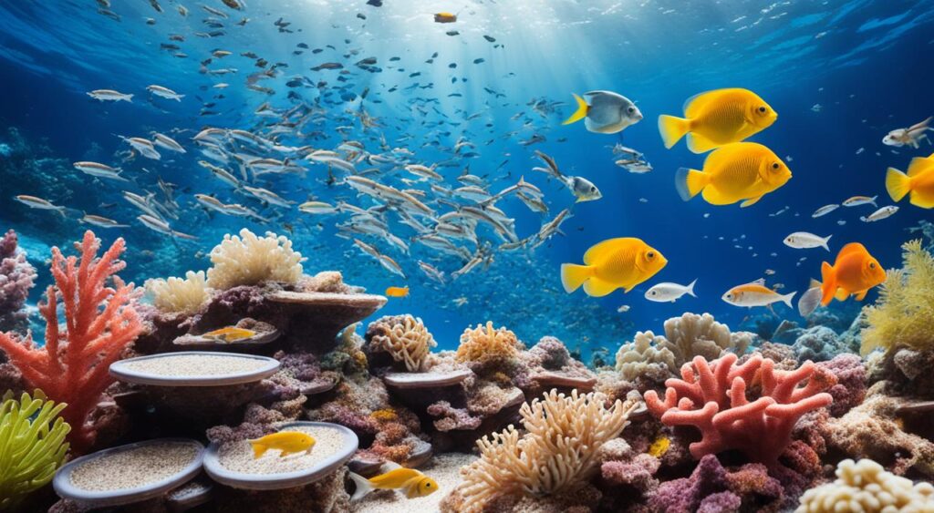 alimentação balanceada para peixes