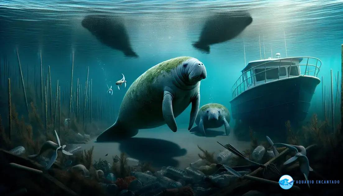 Ameaças ao Peixe Boi Ameaças ao Peixe Boi